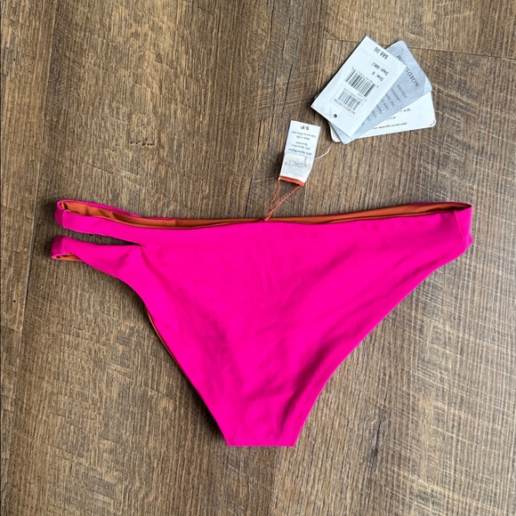NWT LSpace Breakers Reversible Bikini Bottom Pink & Rust Size Small - Picture 8 of 13